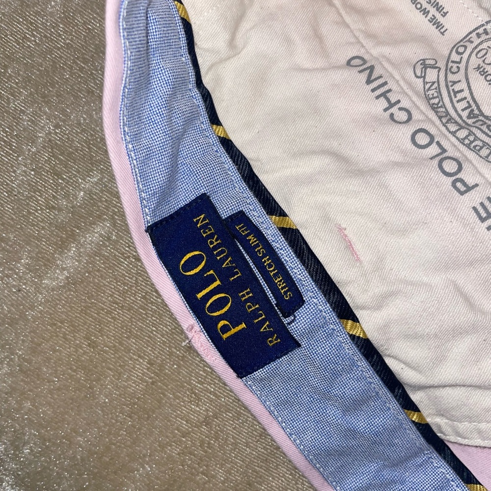 Polo dress pants pink